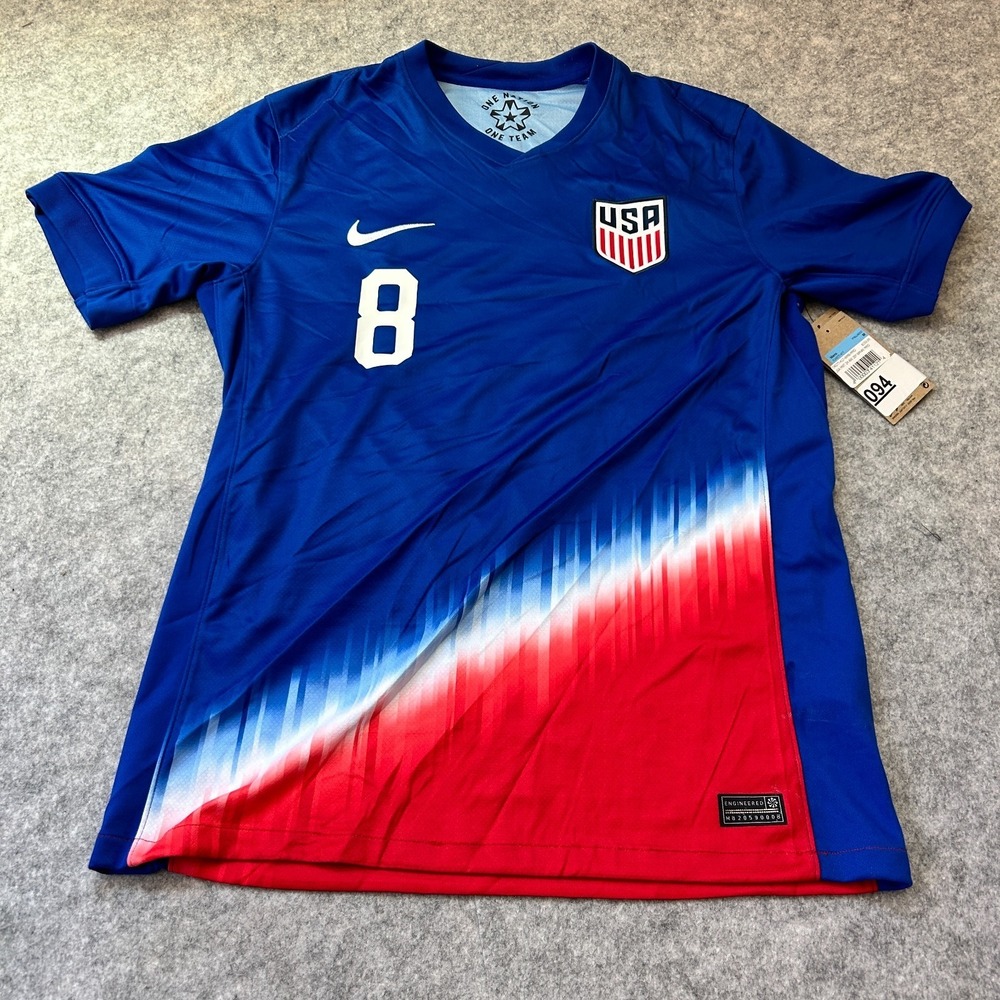 Nike Weston McKennie 8 USMNT Jersey Stadium Away Soccer USA Men's M MSRP 139.99